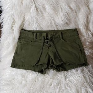 Arizona Jean Company Green Jean Shorts